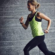 Young jogger running